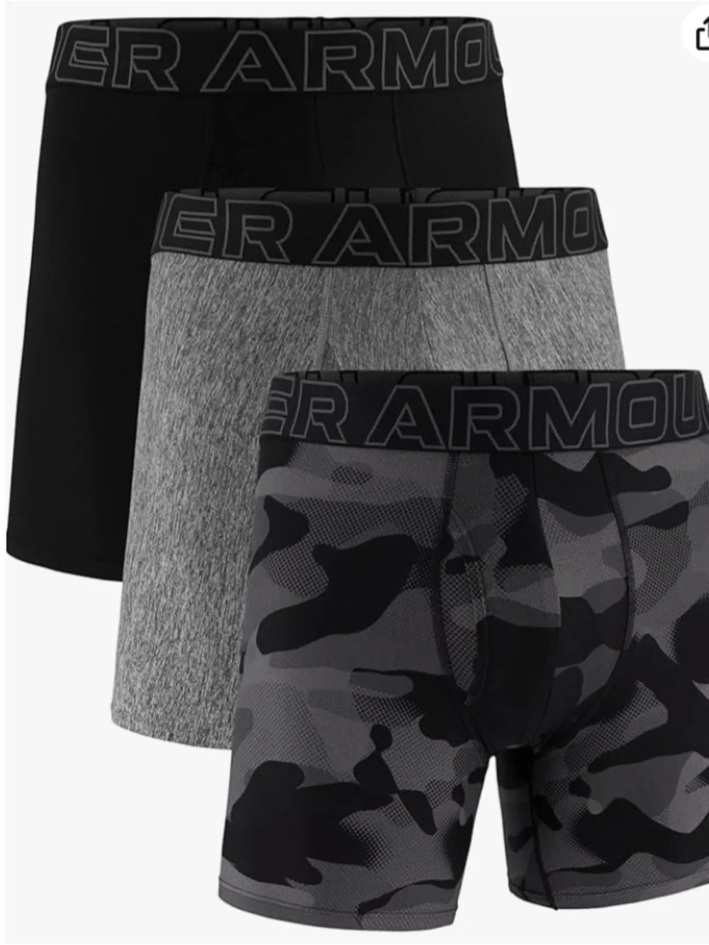 Under Armour Men's Performance Tech Boxerjock Brief Underwear, 6